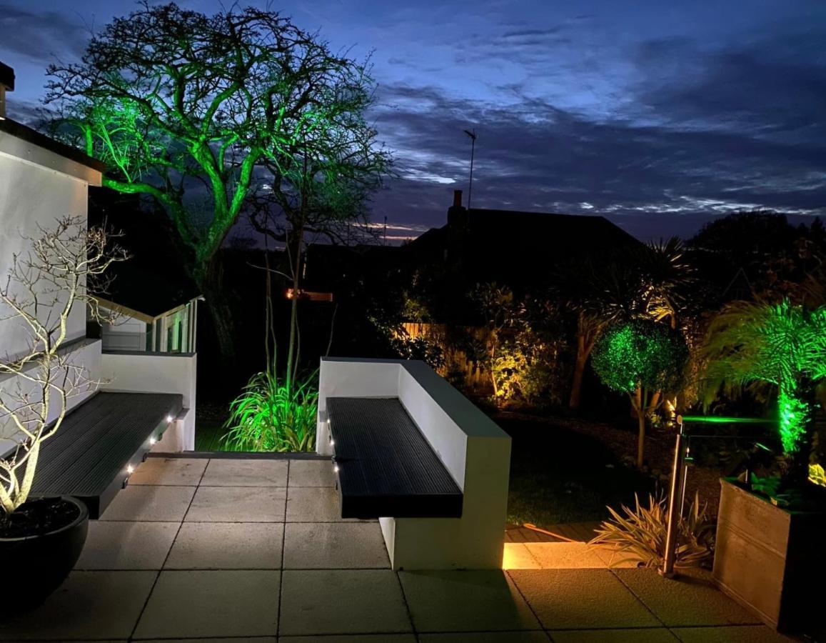 Modern With Large Hot Tub