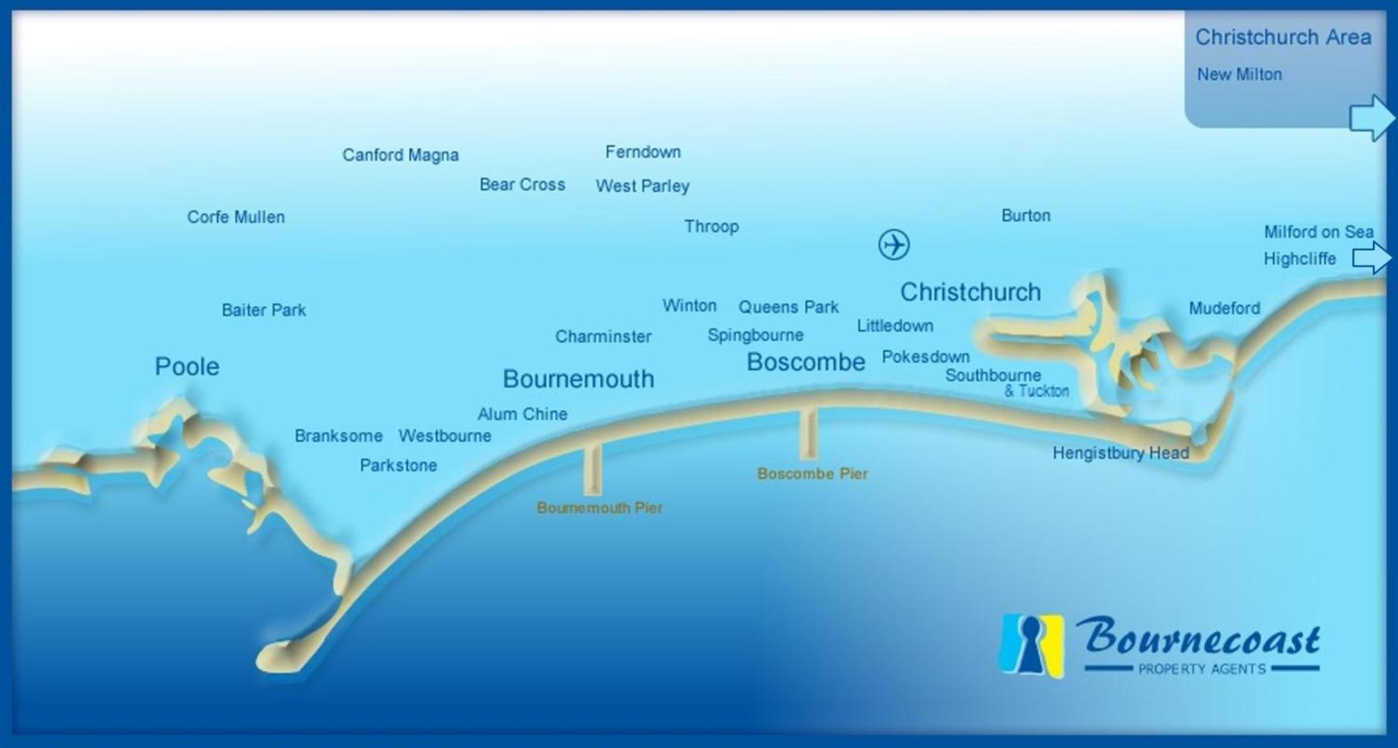 Bournecoast: Large Near / Shops -hb8380 *